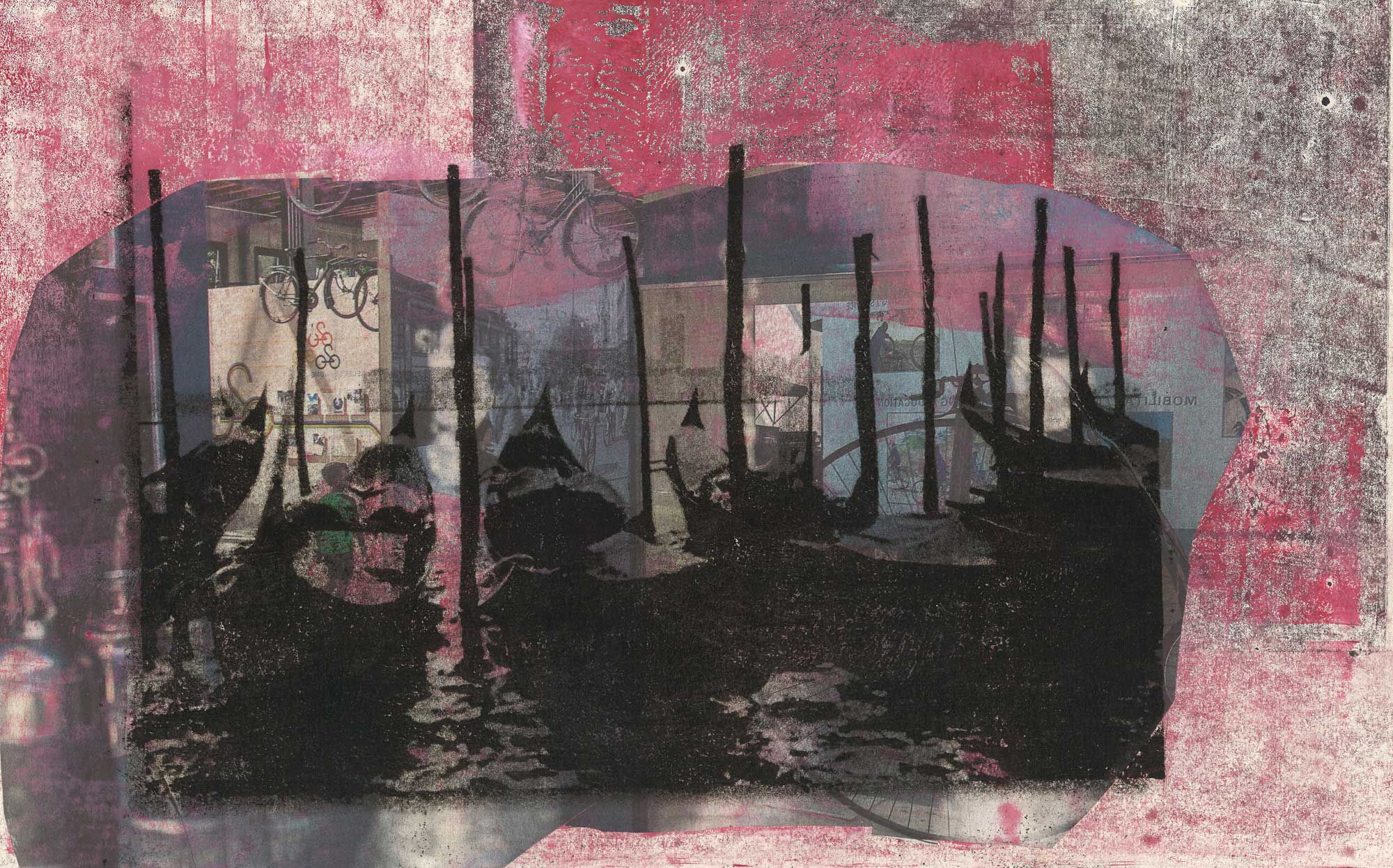 „Venedig III”, ca. 30 x 40 cm auf Papier